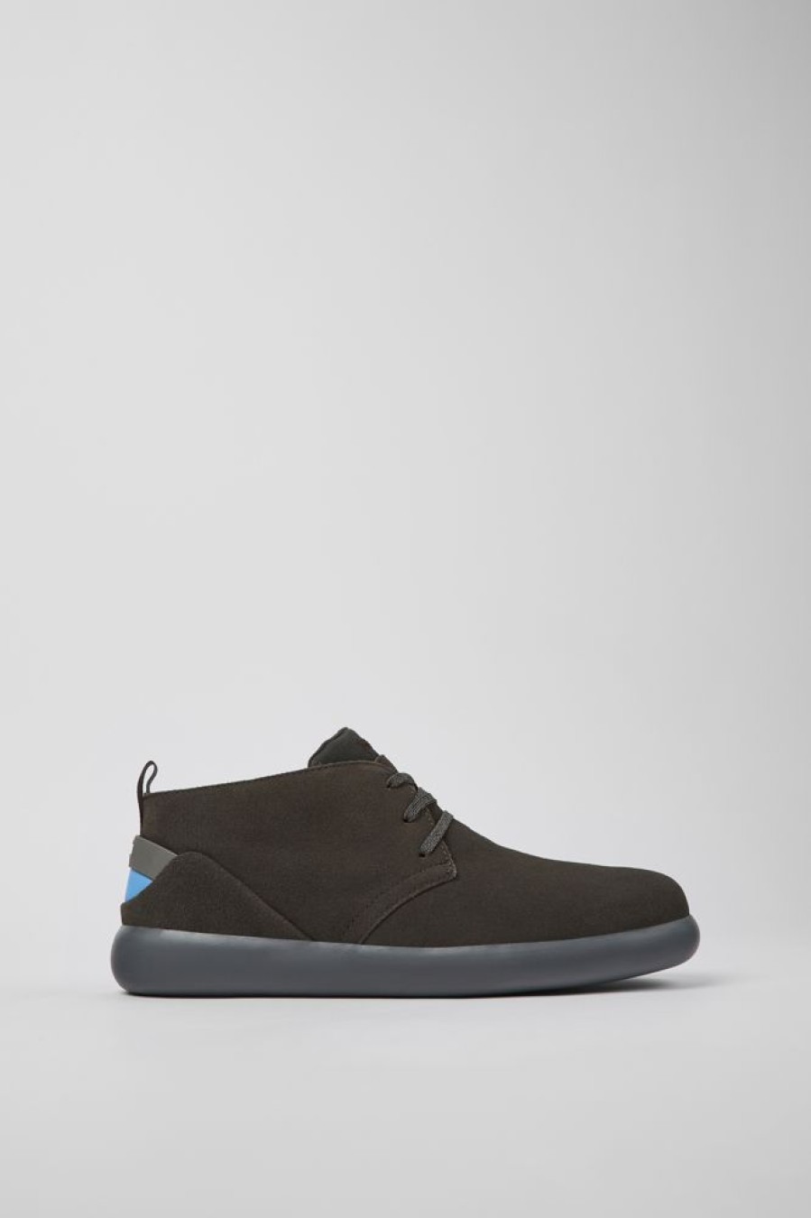 Maend CamperLab Ankelstovler | Gra Nubuck Sneakers Til Maend