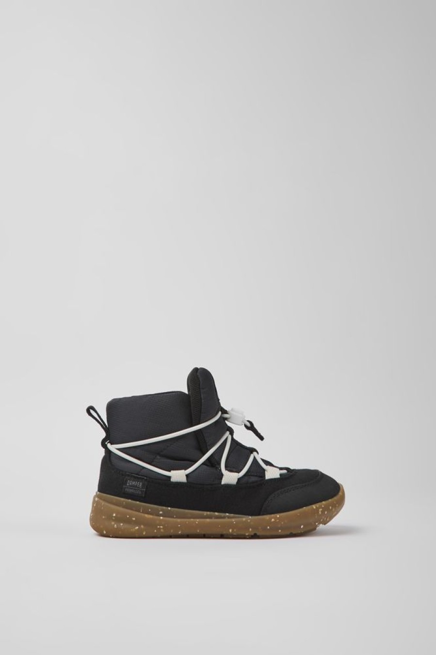 Born CamperLab Sneakers | Sorte Tekstil-Ankelstovler Til Born