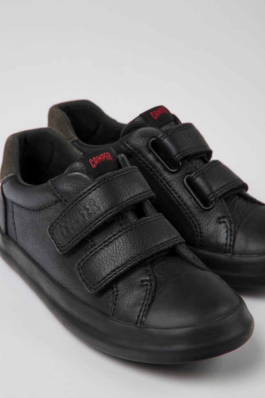 Born CamperLab Sneakers | Sorte Laeder- Og Nubuck-Sneakers Til Born