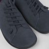 Maend CamperLab Casual Sko | Bla Nubuck Sko Til Maend