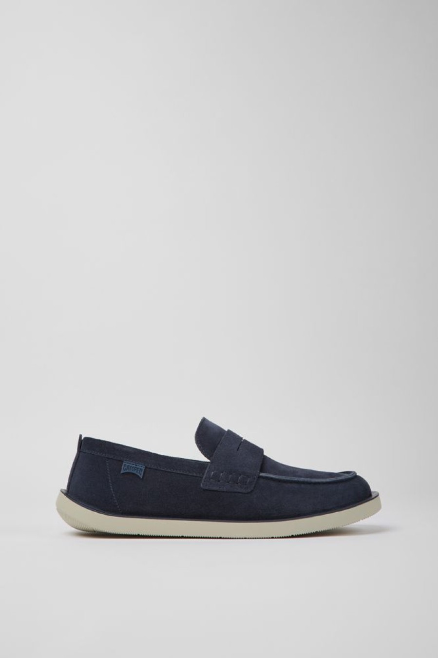 Maend CamperLab Casual Sko | Bla Nubuck Sko Til Maend