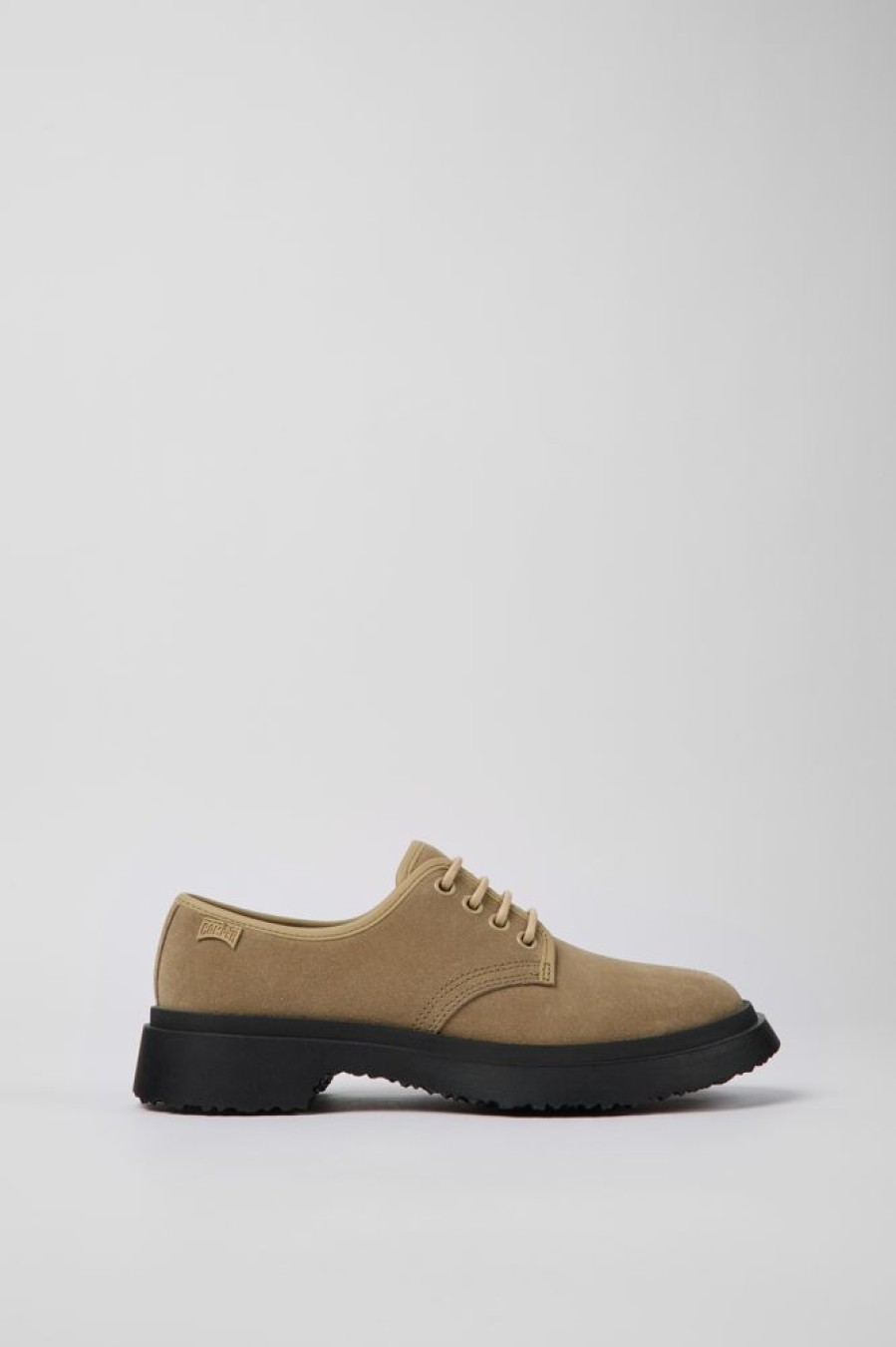 Kvinder CamperLab Formelle Sko | Beige Nubuck Sko Til Kvinder