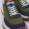 Maend CamperLab Sneakers | Gron Tekstil/Nubuck Sneaker Til Maend