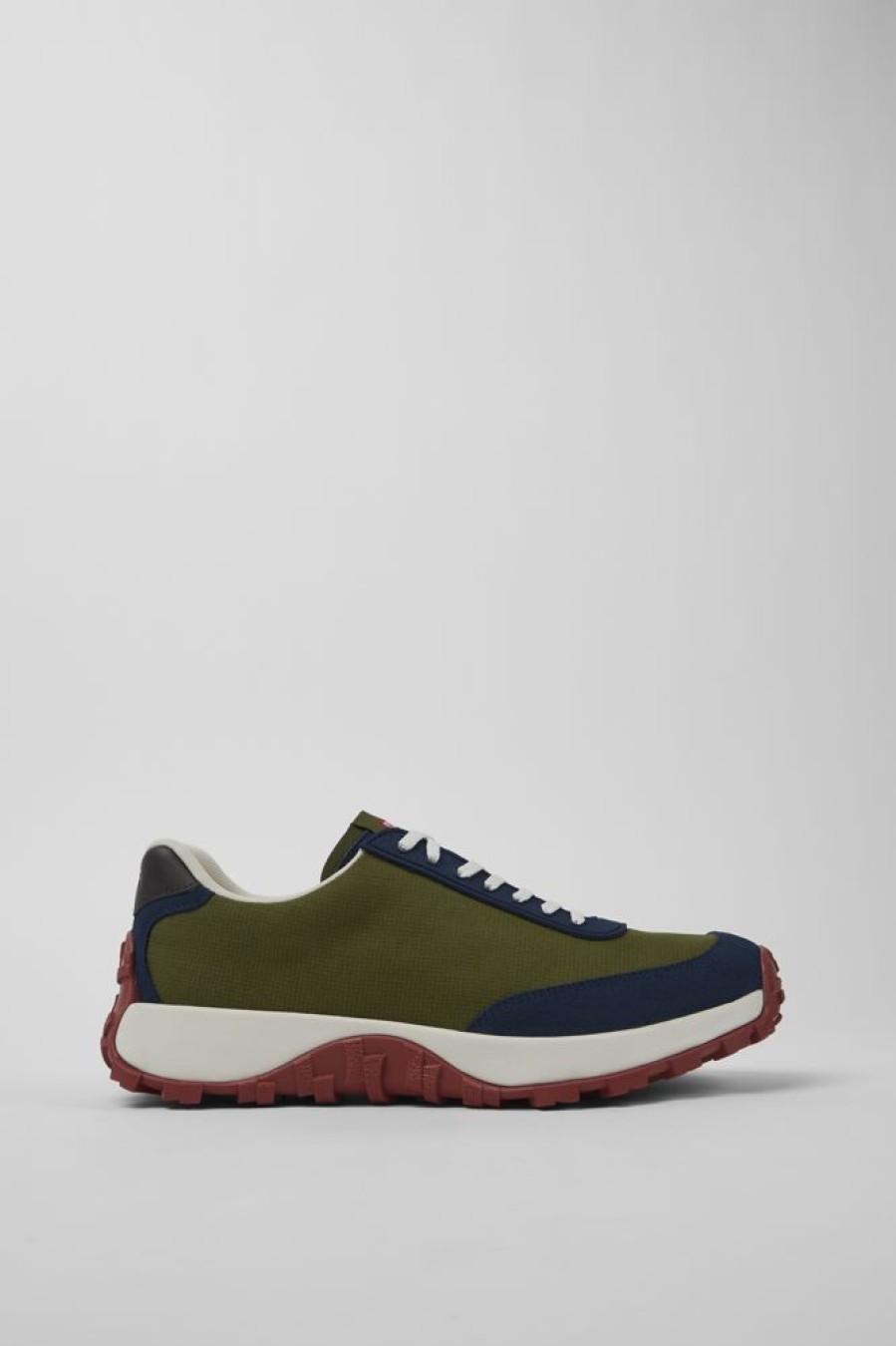 Maend CamperLab Sneakers | Gron Tekstil/Nubuck Sneaker Til Maend