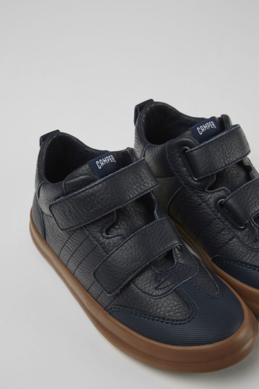 Born CamperLab Sneakers | Bla Laeder- Og Tekstilsneakers Til Born