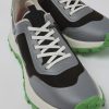 Maend CamperLab Sneakers | Flerfarvet Tekstil Sneaker Til Maend