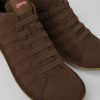 Maend CamperLab Casual Sko | Brune Nubuck Ankelstovler Til Maend