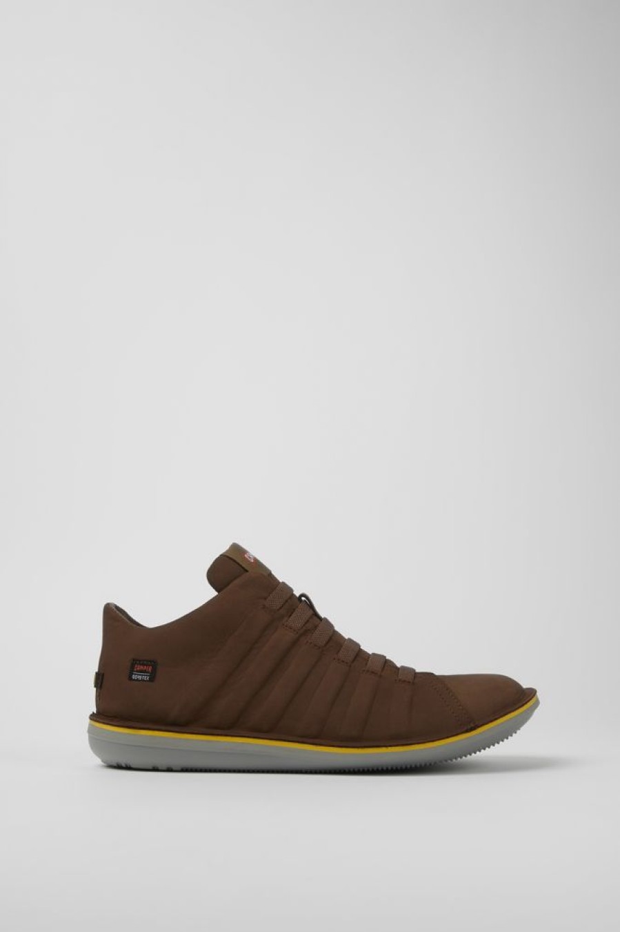 Maend CamperLab Casual Sko | Brune Nubuck Ankelstovler Til Maend