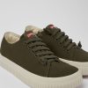 Maend CamperLab Casual Sko | Gronne Sneakers I Genbrugsbomuld Til Maend