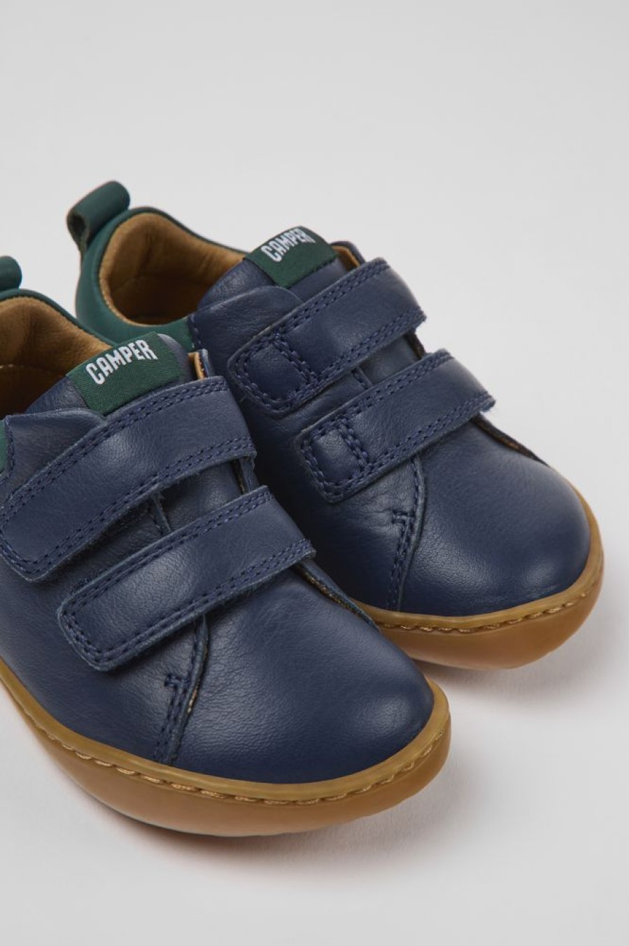 Born CamperLab Sneakers | Morkebla Laedersko Til Born