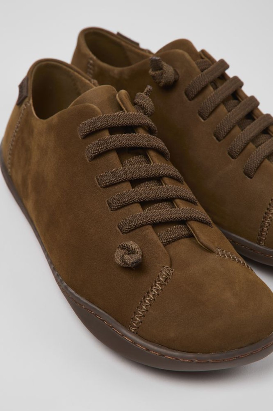 Kvinder CamperLab Casual Sko | Brune Nubuck Sko Til Kvinder