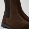 Maend CamperLab Formelle Sko | Brune Nubuck Chelsea Stovler Til Maend