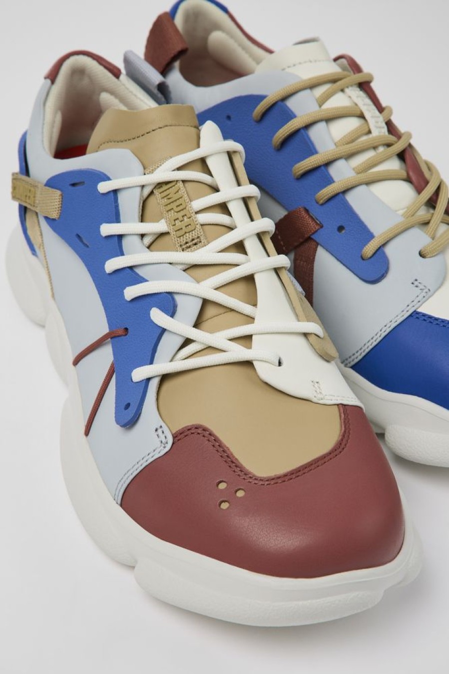 Maend CamperLab Sneakers | Flerfarvet Laeder/Tekstil Sneaker Til Maend