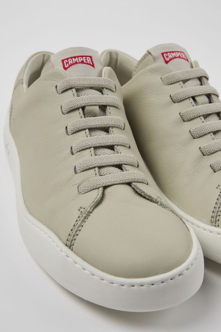 Maend CamperLab Casual Sko | Gra Laedersneakers Til Maend