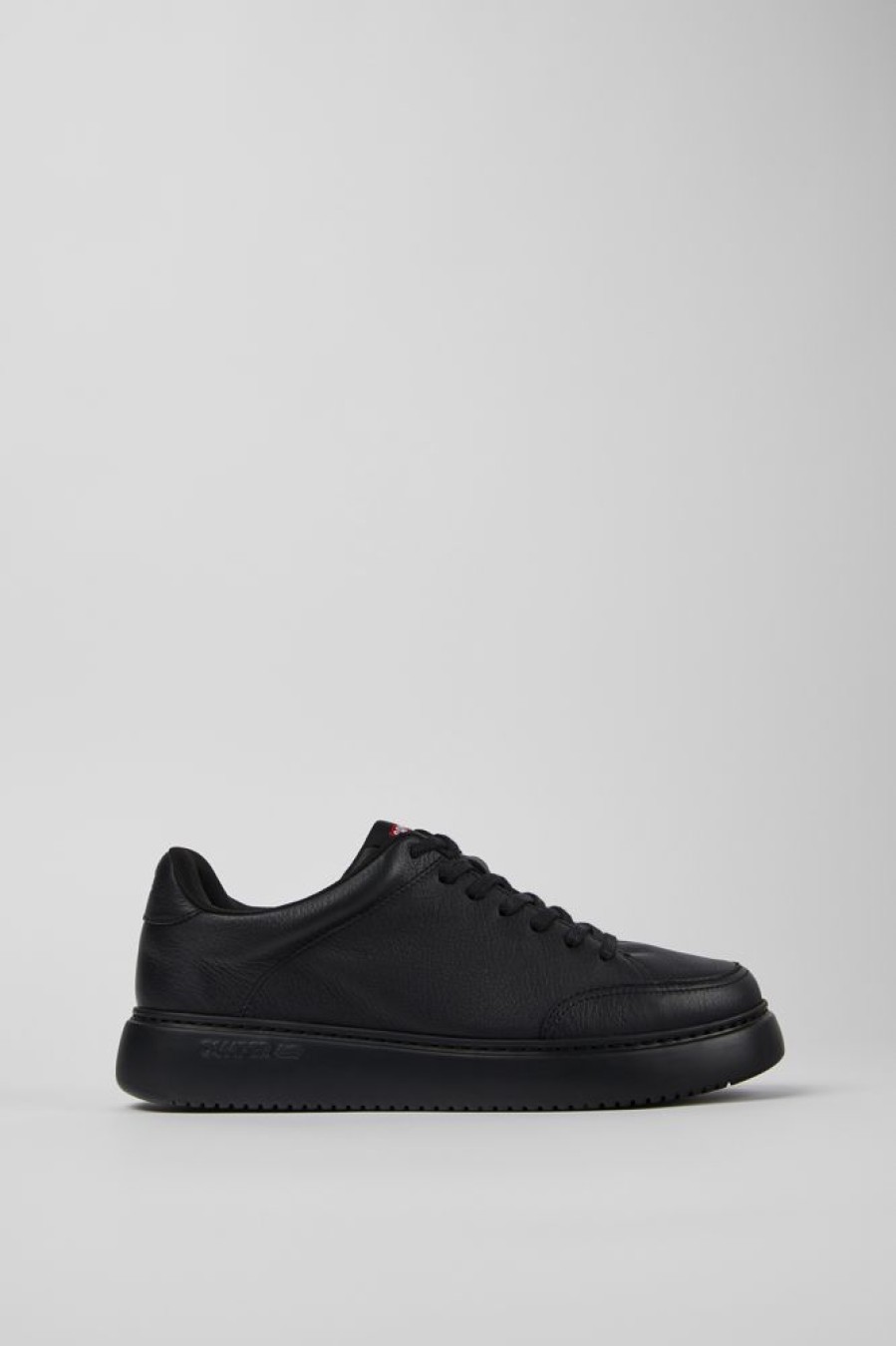 Maend CamperLab Casual Sko | Sorte Laedersneakers Til Maend