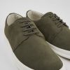 Maend CamperLab Casual Sko | Gronne Nubuck Sko Til Maend