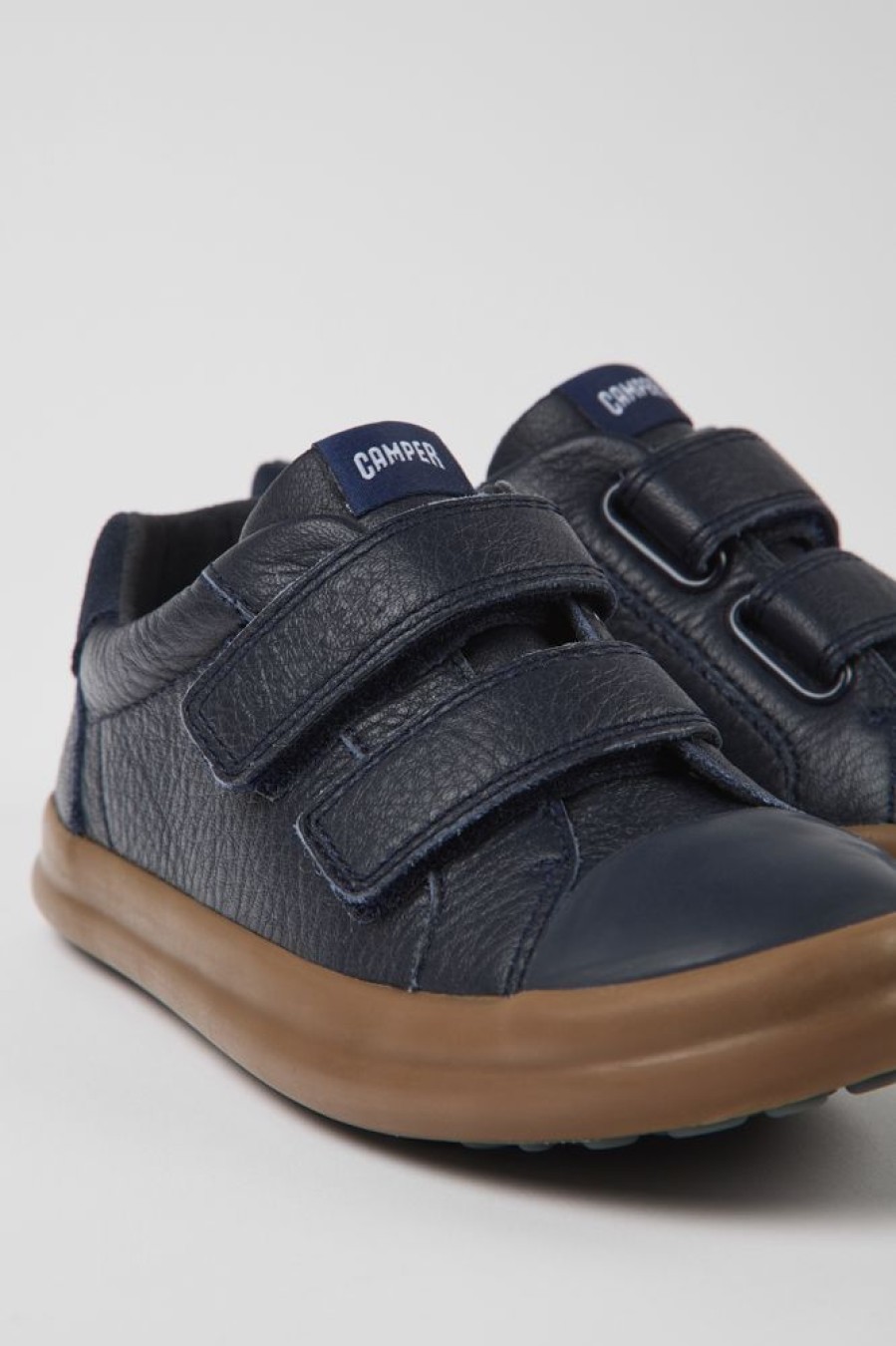 Born CamperLab Sneakers | Bla Laeder Og Nubuck Sneakers Til Born