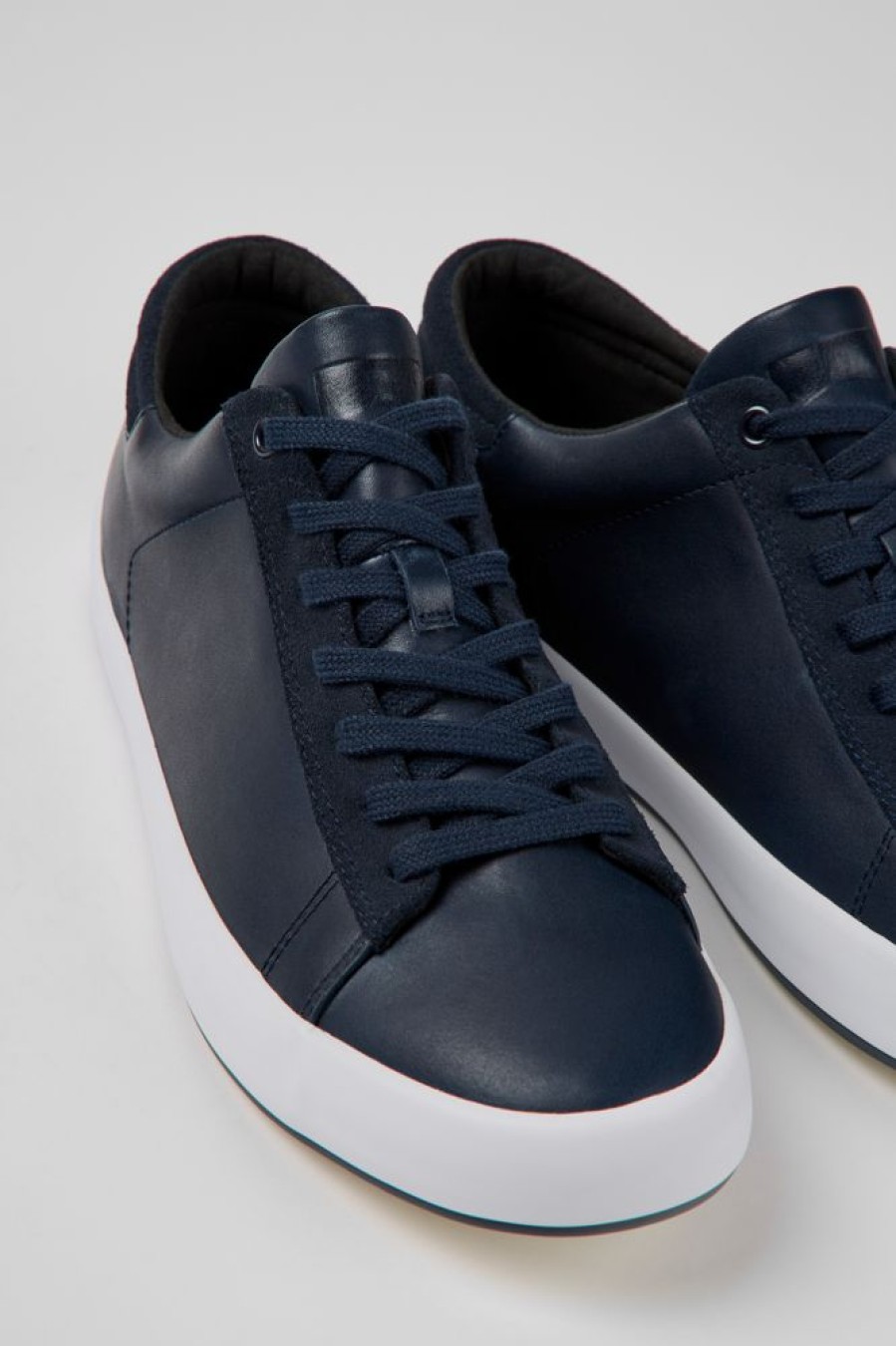 Maend CamperLab Sneakers | Bla Laeder Og Nubuck Sneakers Til Maend