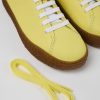 Kvinder CamperLab Sneakers | Gul Laeder Sneaker Til Kvinder