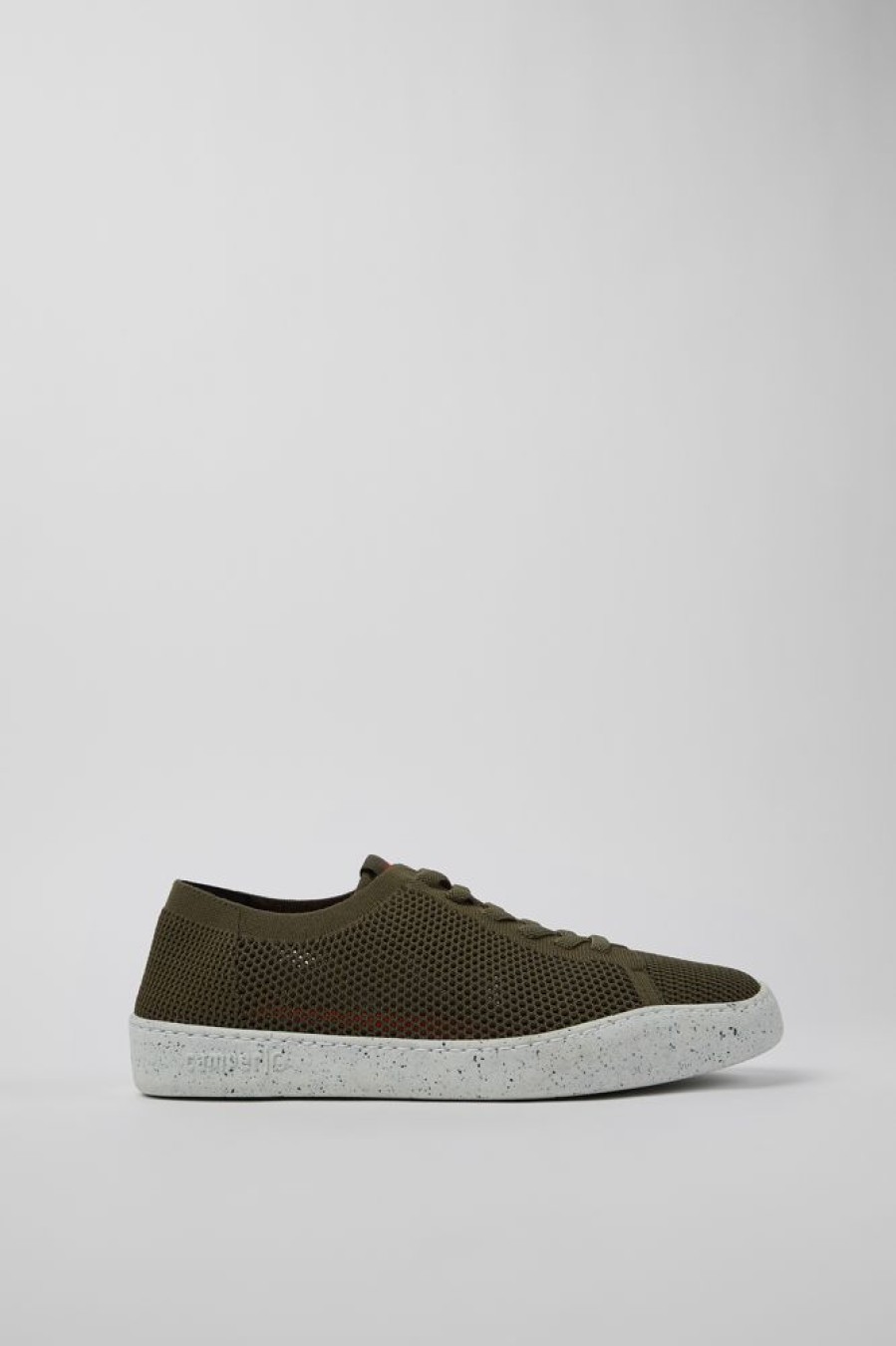 Maend CamperLab Casual Sko | Gronne Tekstilsneakers Til Maend