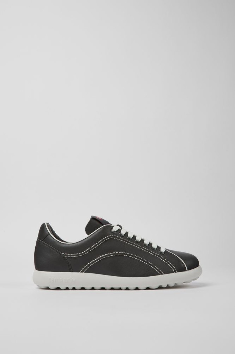 Maend CamperLab Sneakers | Morkegra Laedersneakers Til Maend