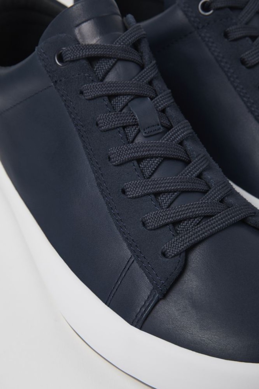 Maend CamperLab Sneakers | Bla Laeder Og Nubuck Sneakers Til Maend