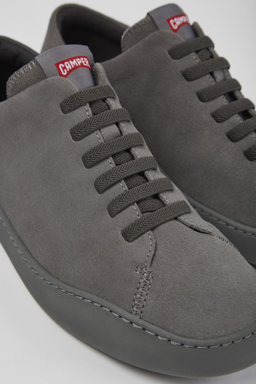 Maend CamperLab Casual Sko | Gra Nubuck Sneakers Til Maend