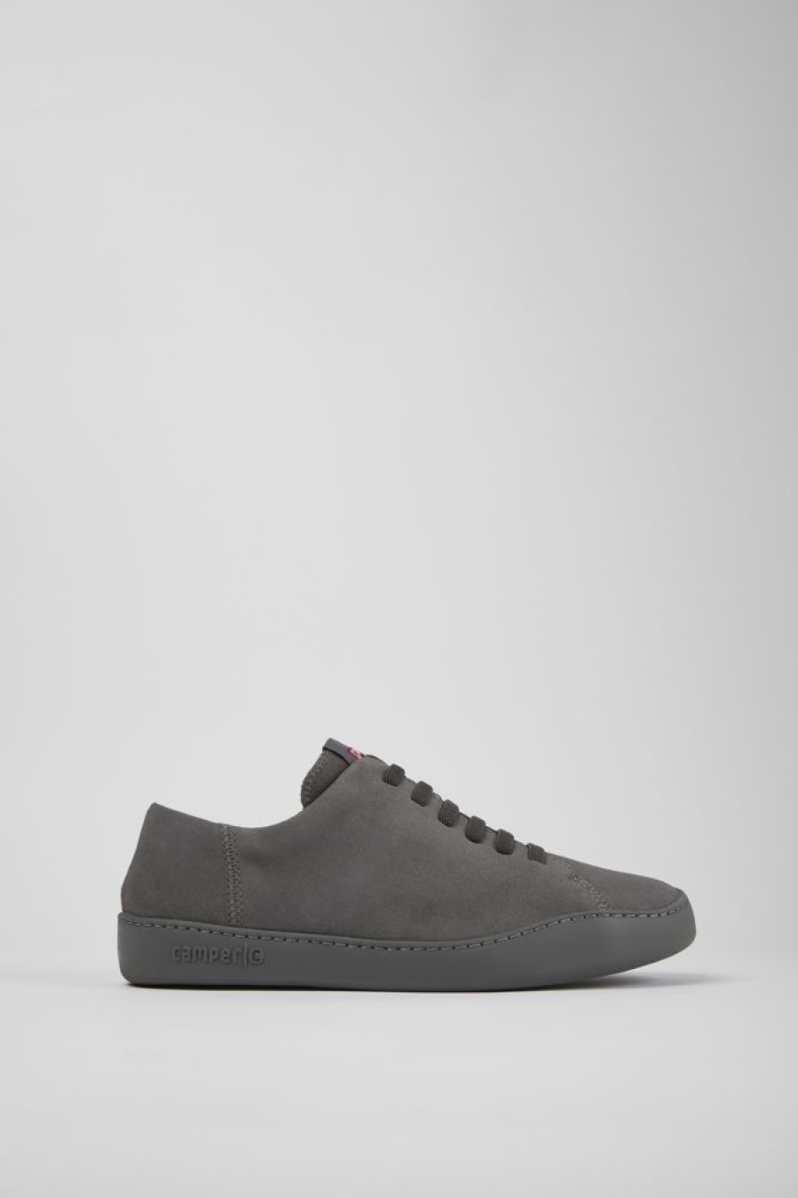 Maend CamperLab Casual Sko | Gra Nubuck Sneakers Til Maend