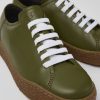 Kvinder CamperLab Sneakers | Gron Laeder Sneaker Til Kvinder