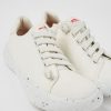 Kvinder CamperLab Sneakers | Hvide Tekstilsneakers Til Kvinder