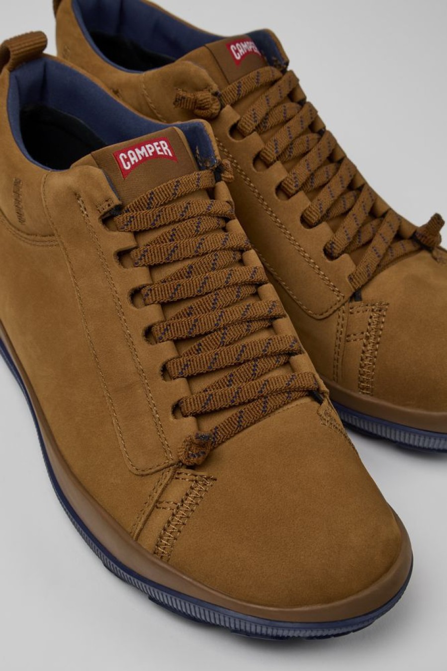 Maend CamperLab Casual Sko | Brune Nubuck Sko Til Maend