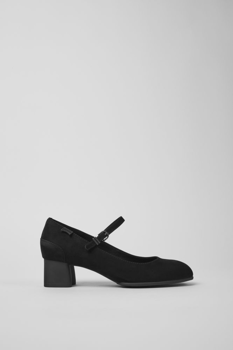 Kvinder CamperLab Formelle Sko | Sorte Nubuck Mary Jane Haele