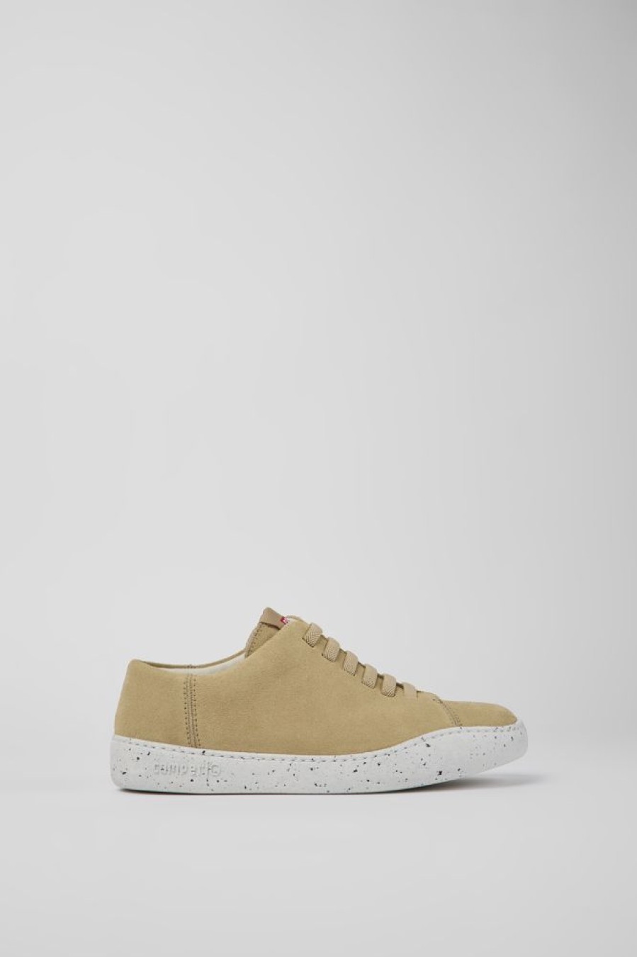 Kvinder CamperLab Sneakers | Beige Nubuck Sneakers Til Kvinder