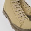 Maend CamperLab Ankelstovler | Beige Tekstil Og Nubuck Ankelstovler Til Maend