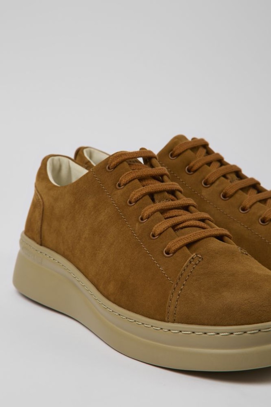 Kvinder CamperLab Sneakers | Brune Nubuck Sneakers Til Kvinder