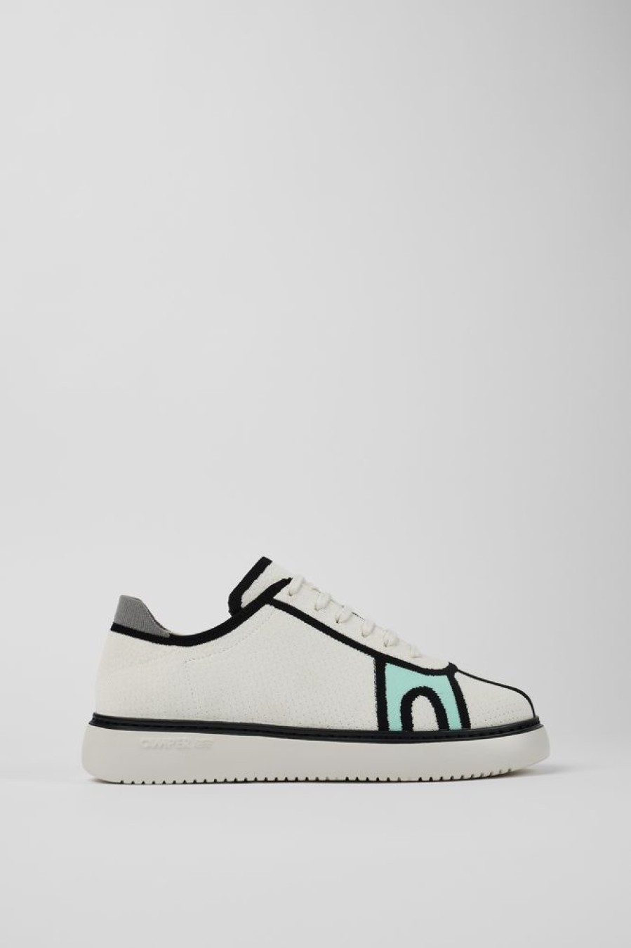 Maend CamperLab Sneakers | Hvid Tekstil Sneaker Til Maend