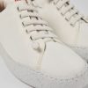 Maend CamperLab Casual Sko | Hvid Tekstil Sneaker Til Maend