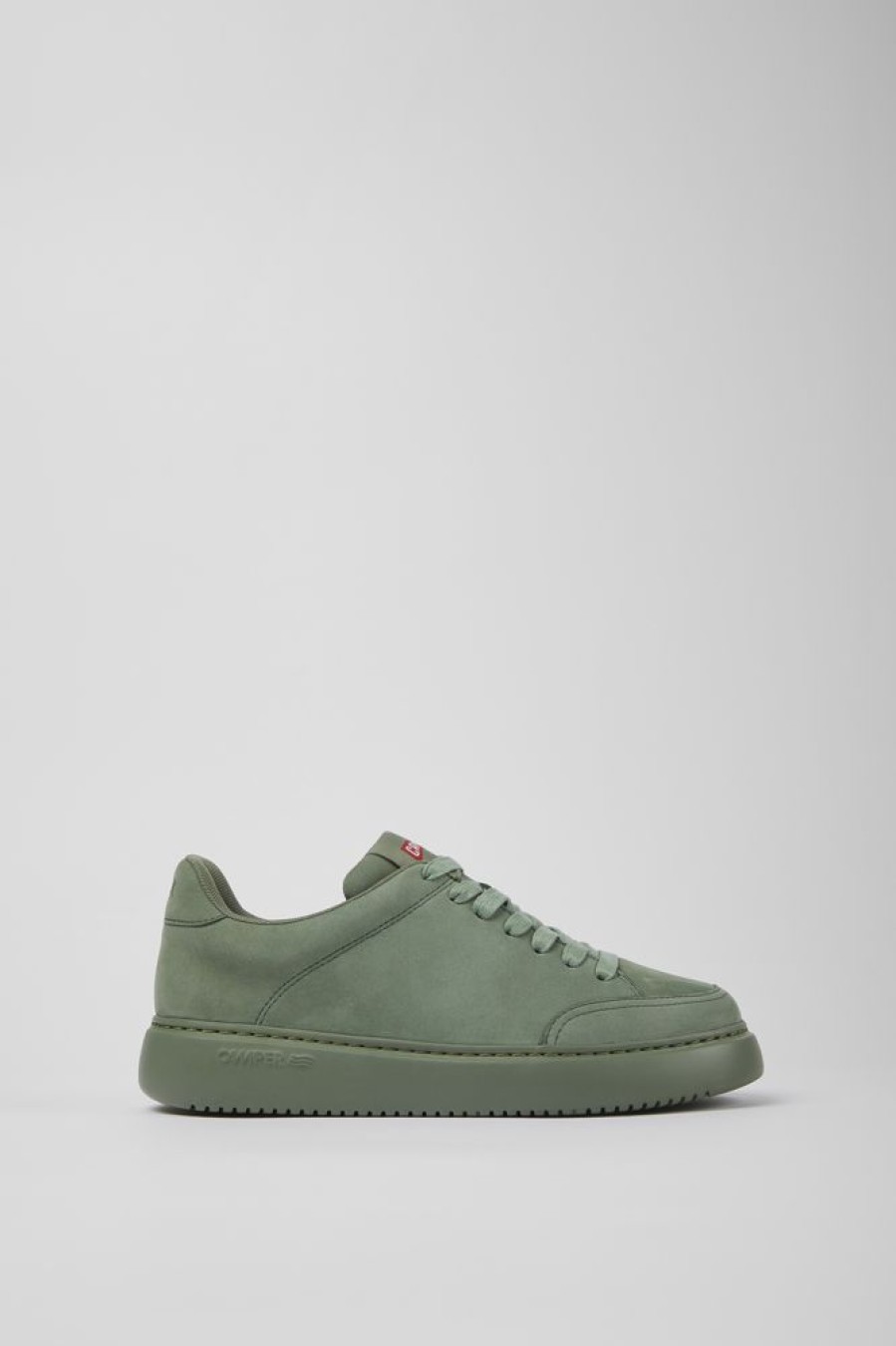 Kvinder CamperLab Sneakers | Gronne Nubuck Sneakers Til Kvinder