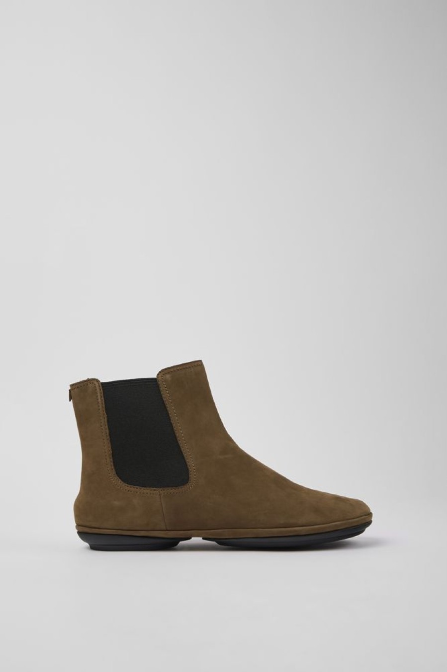 Kvinder CamperLab Ankelstovler | Brune Nubuck Ankelstovler