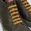 Maend CamperLab Casual Sko | Gronne Laedersneakers Til Maend